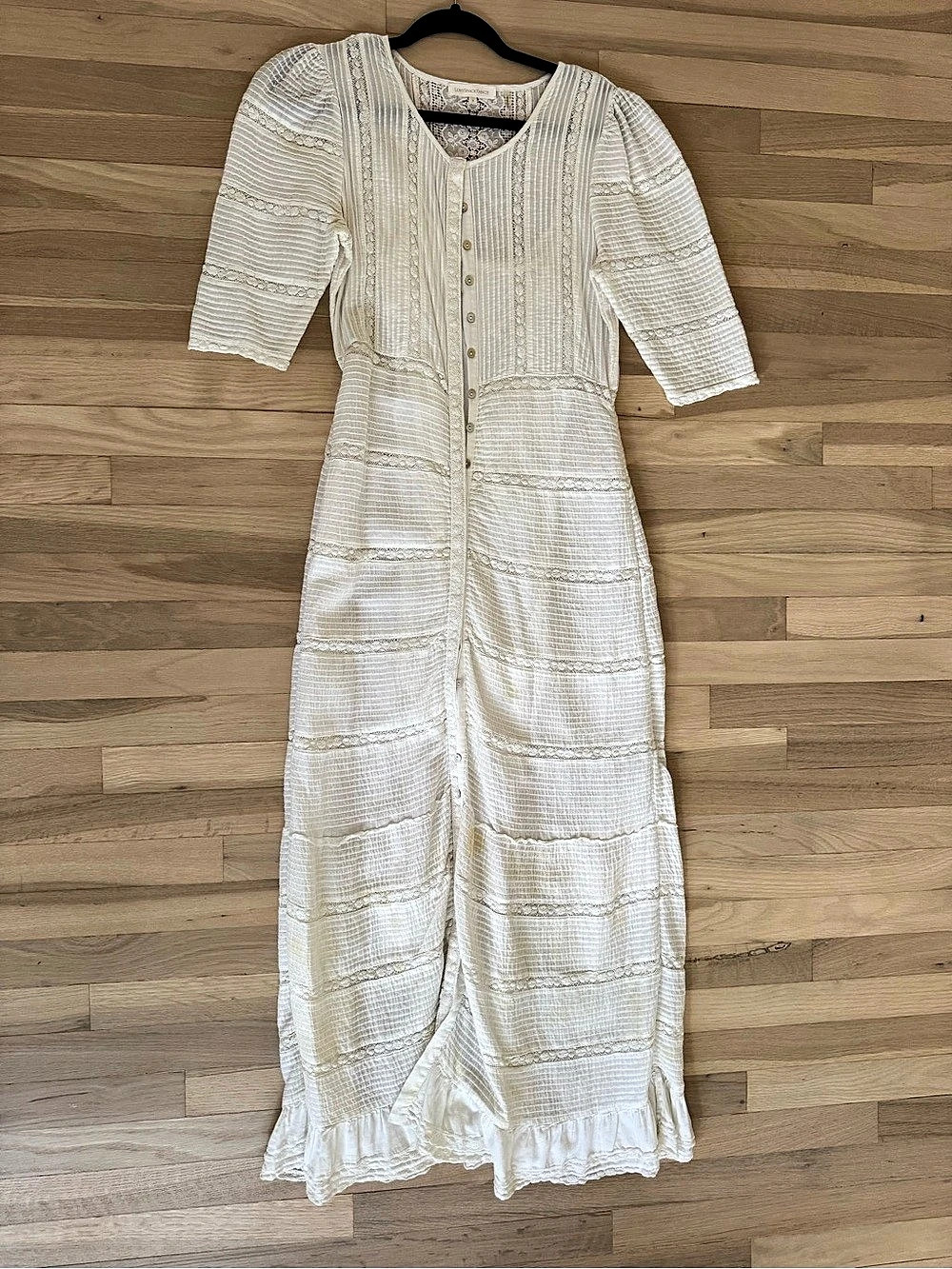 Loveshackfancy White lace Maxi Dress size 6